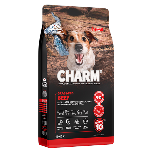 Charm Grass-Fed Beef ЧАРМ ЯЛОВИЧИНА ВІДГОДОВАНА НА ТРАВІ сухий беззерновий холістик корм для собак