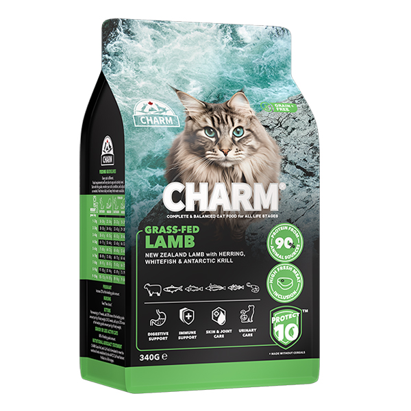Charm Grass-Fed Lamb ЧАРМ ЯГНЯ ВІДГОДОВАНЕ НА ТРАВІ сухий беззерновий холістик корм для котів