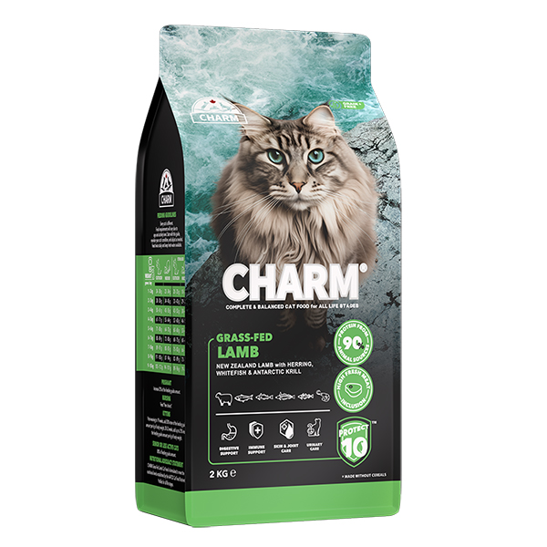 Charm Grass-Fed Lamb ЧАРМ ЯГНЯ ВІДГОДОВАНЕ НА ТРАВІ сухий беззерновий холістик корм для котів