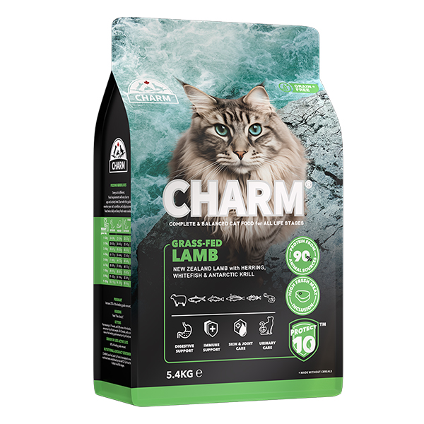 Charm Grass-Fed Lamb ЧАРМ ЯГНЯ ВІДГОДОВАНЕ НА ТРАВІ сухий беззерновий холістик корм для котів