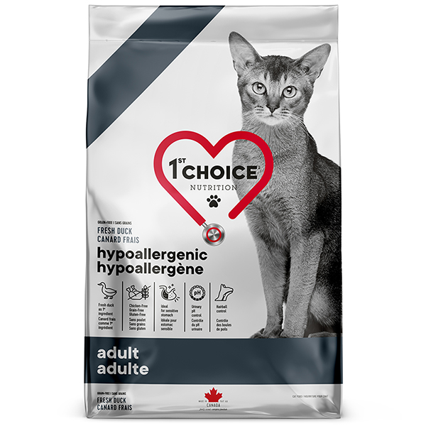 1st Choice Adult Hypoallergenic ФЕСТ ЧОЙС ГІПОАЛЛЕРГЕННИЙ КАЧКА сухий дієтичний беззерновий корм для котів