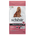 Schesir Dog Medium Adult Ham ШЕЗІР ДОРОСЛИЙ СЕРЕДНІХ ШИНКА сухий монопротеїновий суперпреміум корм для собак середніх порід