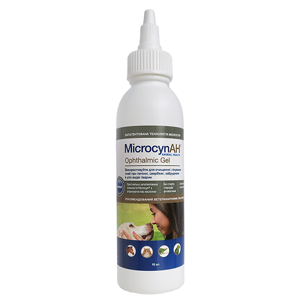 Microcyn Ophthalmic Gel МІКРОЦИН гель для очей всіх видів тварин