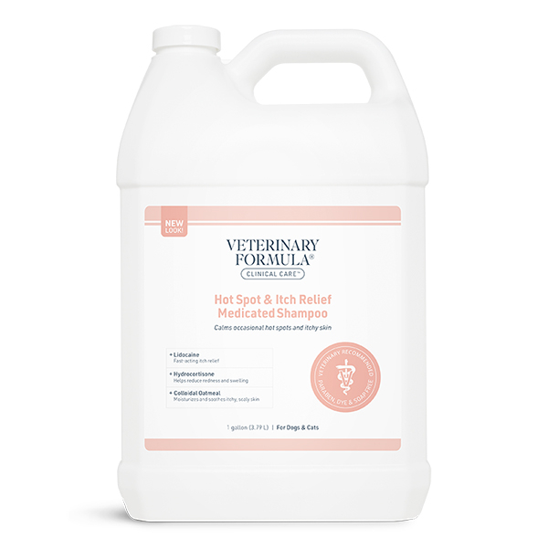 Veterinary Formula Clinical Care Hot Spot&Itch Relief Medicated Shampoo ВЕТЕРИНАРНА ФОРМУЛА АНТИАЛЕРГЕННИЙ лікувальний шампунь від свербежу та подразнення з лідокаїном і гідрокартизоном для собак і котів