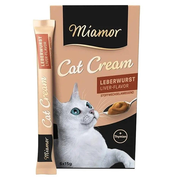 Miamor Cream Leberwurst МІАМОР ЛІВЕР крем рідкі ласощі для котів