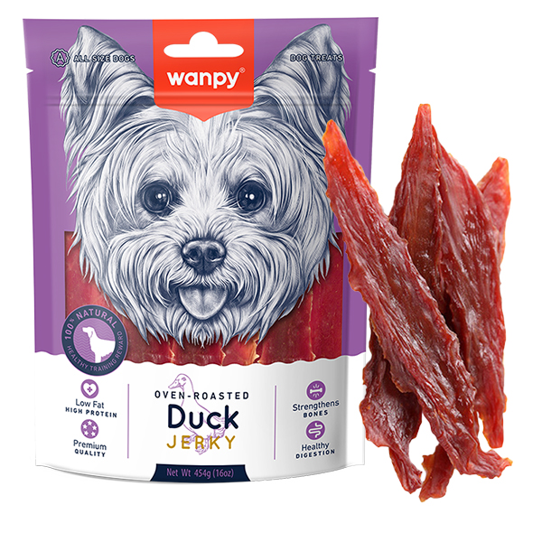 Wanpy Duck Jerky ВАНПІ ФІЛЕ КАЧКИ В’ЯЛЕНЕ ласощі для собак