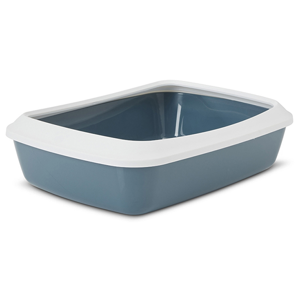 Savic Iriz Litter Tray САВІК АЙРІЗ 50 лоток туалет з бортиком для котів, 50х37х13см