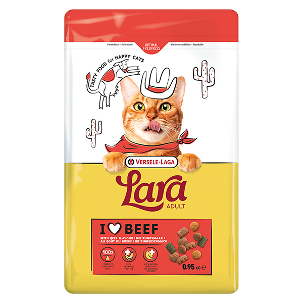 Lara Adult with Beef Flavour ЛАРА ЯЛОВИЧИНА сухий преміум корм для котів