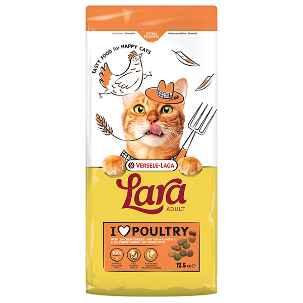 Lara Adult with Chicken & Turkey ЛАРА ІНДИЧКА КУРКА сухий преміум корм для котів