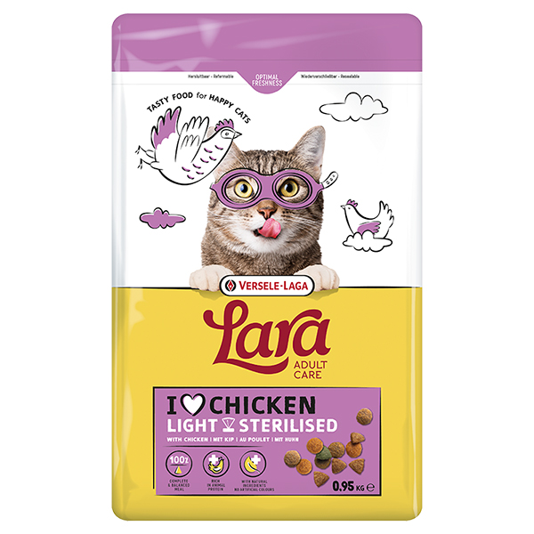 Lara Adult Care Light Sterilised ЛАЙТ СТЕРІЛАЙЗИД сухий преміум корм для стерилізованих або малоактивних котів