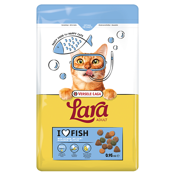 Lara Adult with Salmon ЛАРА ЛОСОСЬ сухий преміум корм для котів