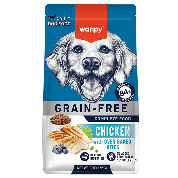 Wanpy Adult Dog Grain Free Chicken ВАНПІ КУРКА ДЛЯ СОБАК сухий повнораціонний беззерновий корм для собак