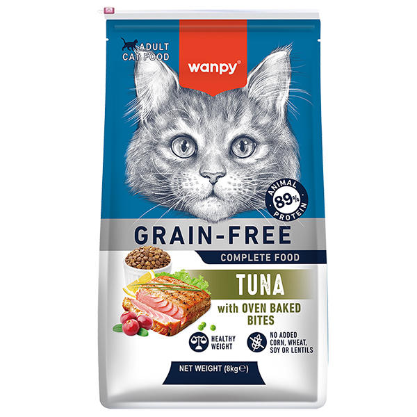 Wanpy Adult Cat Grain Free Tuna ВАНПІ ТУНЕЦЬ ДЛЯ КОТІВ сухий беззерновий корм