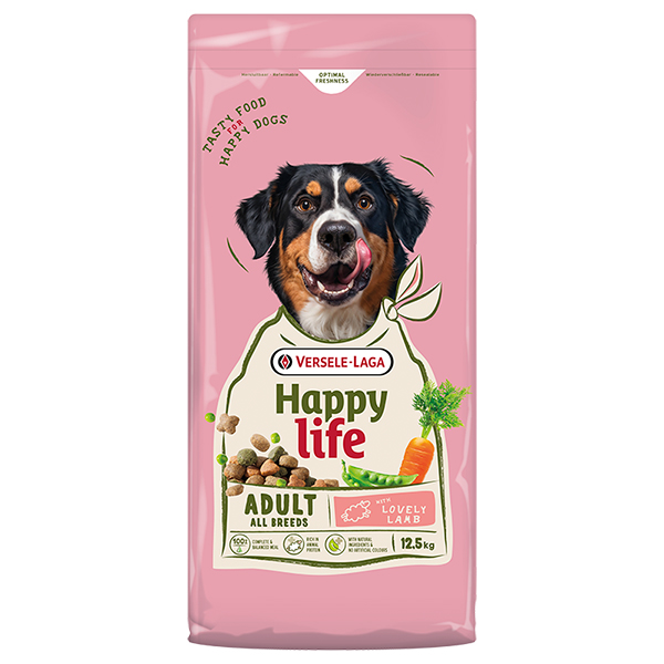 Happy Life Adult with Lamb ХЕППІ ЛАЙФ ЯГНЯ сухий преміум корм для собак всіх порід