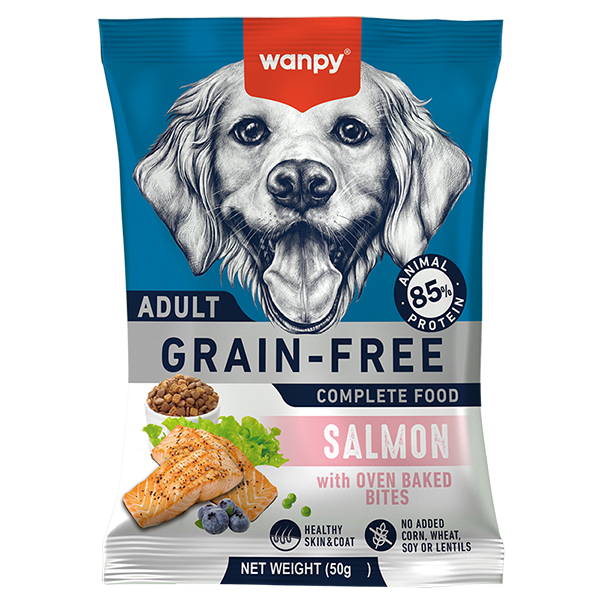 Wanpy Adult Dog Grain Free Salmon ВАНПІ ЛОСОСЬ ДЛЯ СОБАК сухий беззерновий корм