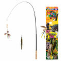 Cattyman Playful Retractable Cat Wand Toy ���Ҳ��� ����� �������ϲ��� � ����� ��������� ������������� ������� ��� ����, ����