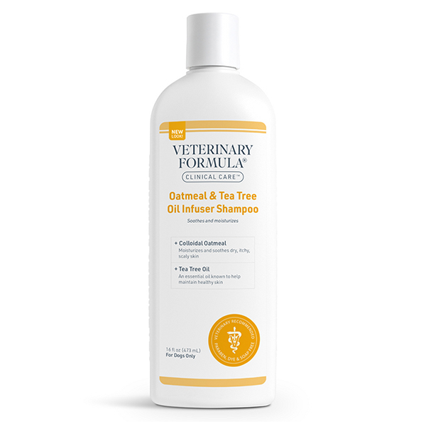 Veterinary Formula Clinical Care Oatmeal & Tea Tree Oil Infuser Shampoo ВЕТЕРИНАРНА ФОРМУЛА ЗВОЛОЖУВАЛЬНИЙ дерматокосметичний шампунь для собак
