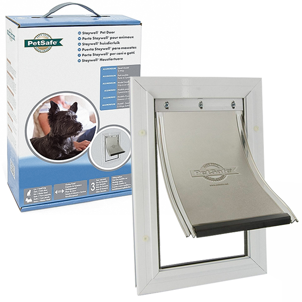 PetSafe Staywell Aluminium Small ПЕТСЕЙФ СТЕЙВЕЛ АЛЮМІНІЙ дверцята для котів та собак малих порід, посилена конструкція